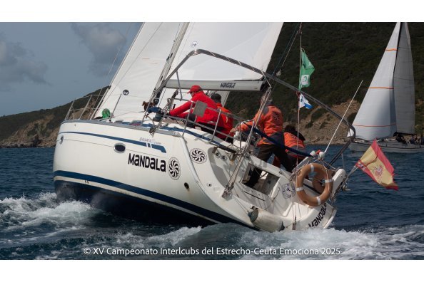 El faro de Punta Carnero testigo de la 4 regata del Cto. Interclubs del Estrecho-Ceuta Emociona