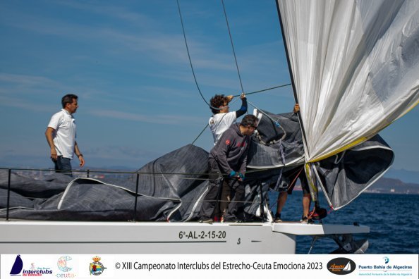 37 barcos se dan cita en la 2ª Prueba del Campeonato Interclubs del Estrecho-Ceuta Emociona