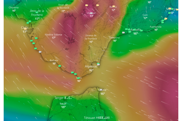 Regata de Sotogrande anulada por el temporal de levante