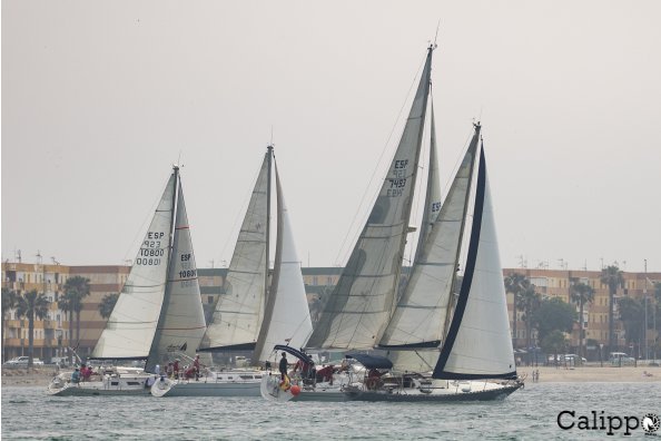 Altarik IV del CDN Saladillo, Lily del R Gibraltar YC, Miralejos del CM Linense y Bombay del CDN Saladillo, vencedores de la VI prueba de la Interclubs del Estrecho organizada por el RCN La Línea.