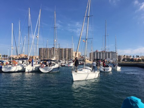 IX Prueba en el Club Marítimo Linense